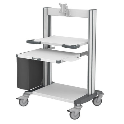 Haeberle Computer Trolley grey