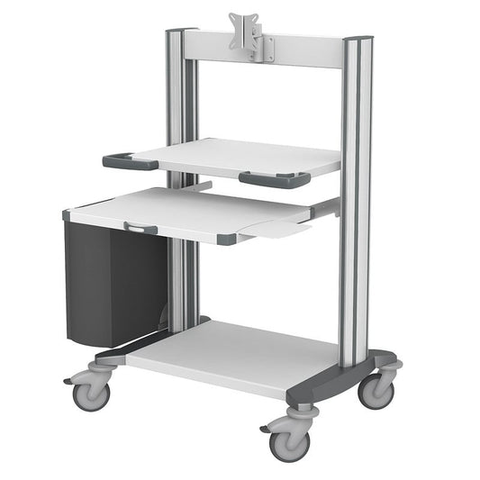 Haeberle Computer Trolley grey