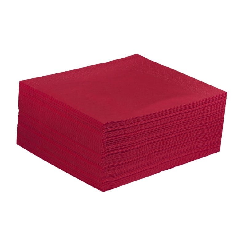 Tork Soft Napkins red | 33 x 33 cm