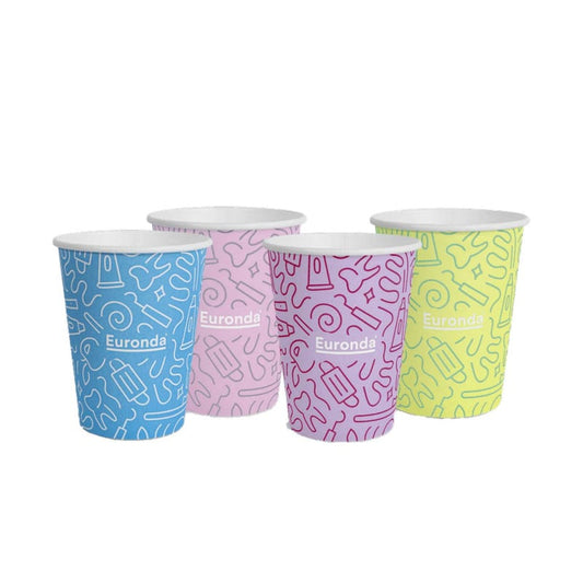 Monoart Graffiti Paper Cups pink