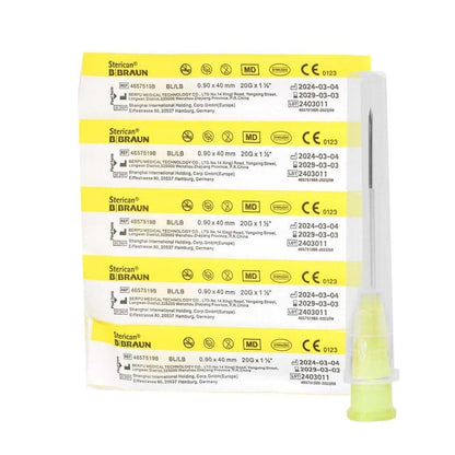 Disposable Sterican Cannulas 20G, 0.90 x 40 mm, yellow