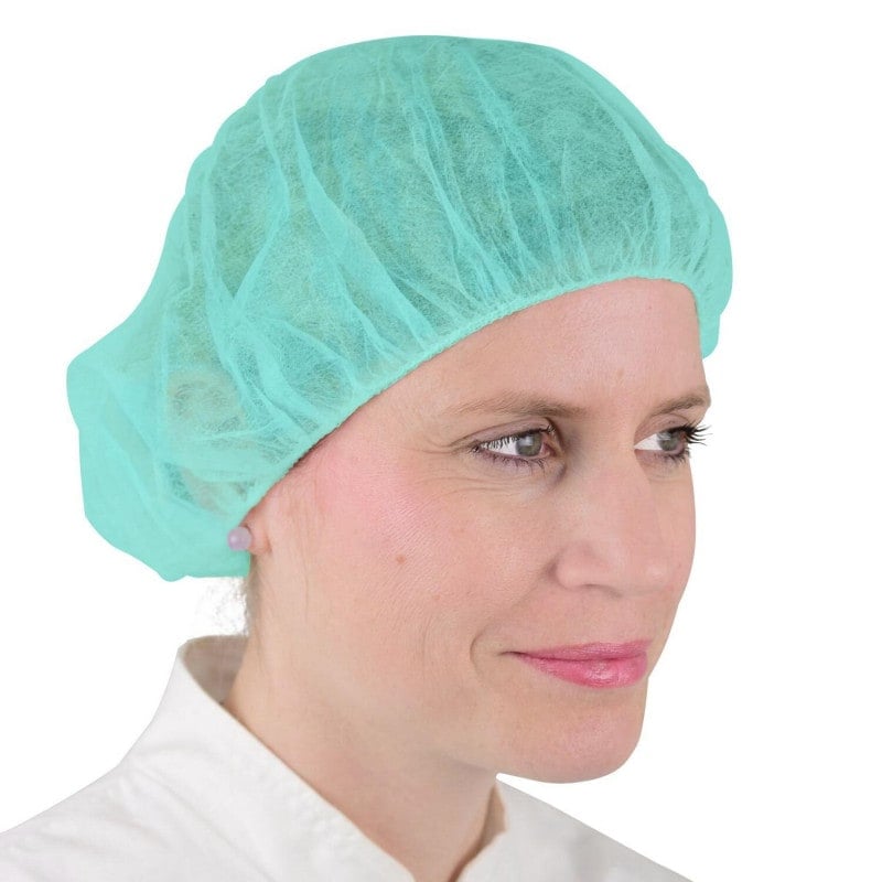 Mob Caps, Bouffant Style blue