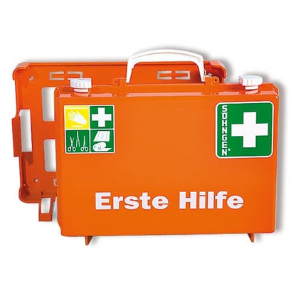 First aid bag with content yellow