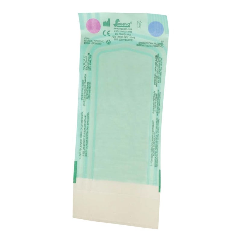 Sterilisation Pouches, Self-Adhesive 9 x 26 cm