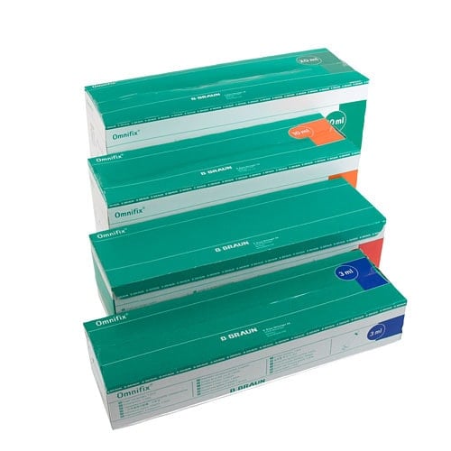 Omnifix Disposable Syringes 20 ml, 100 pieces