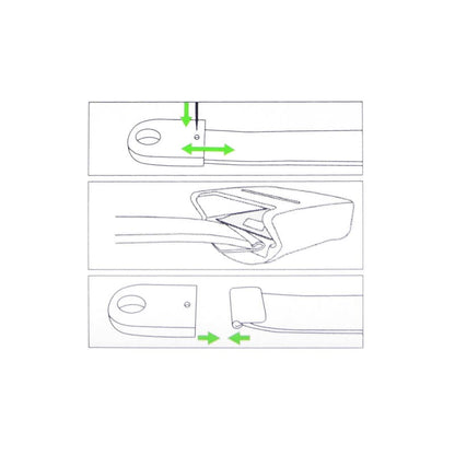 Prämeta Replacement Band, Green Two-button model (902-2)