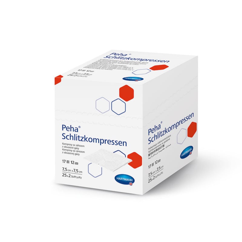 Peha Drainage Compresses 7.5 x 7.5cm