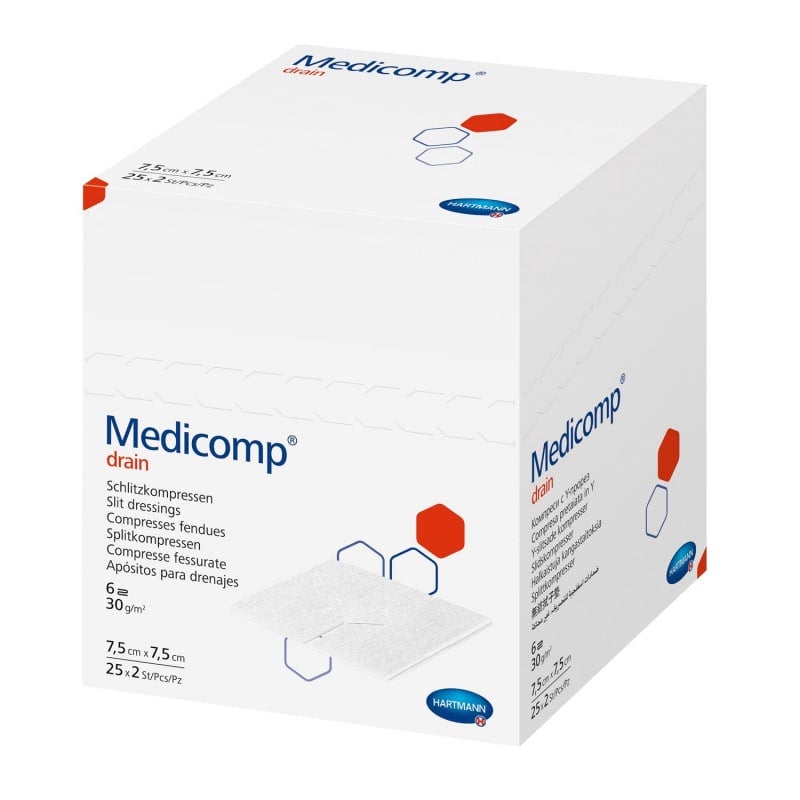 Medicomp Drain 7.5 x 7.5 cm