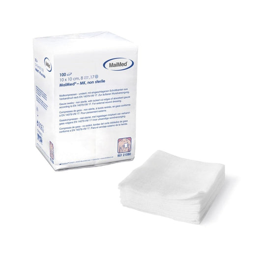 Non-Sterile Gauze Compresses 16-ply | 10 x 10 cm