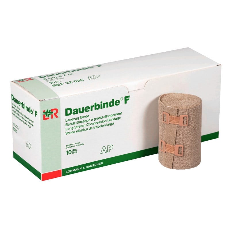 Dauerbinde Long-Stretch Bandage F (fine) | 8 cm