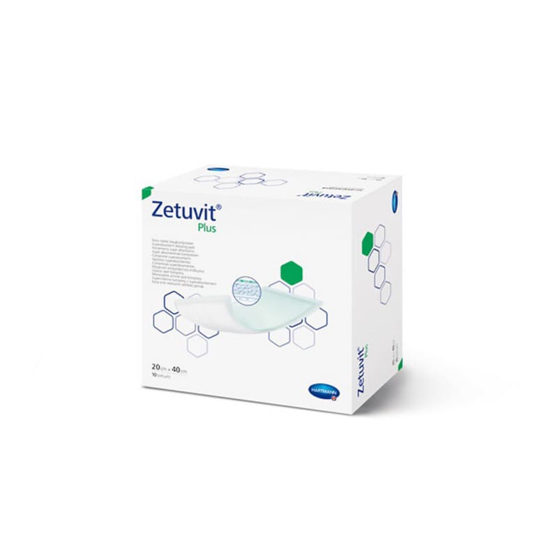 Zetuvit plus, Sterile Absorbent Compresses 20 x 40 cm