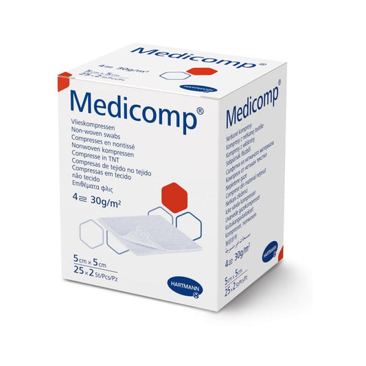 Medicomp Non-Woven Compresses sterile | 10 x 20 cm