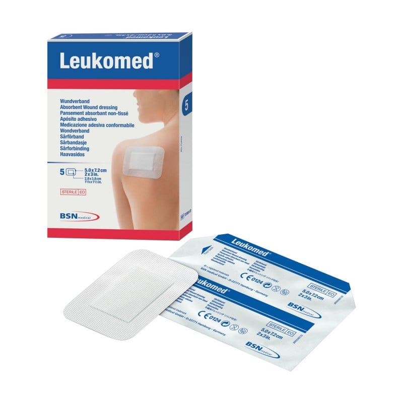 Leukomed sterile 8 x 10 cm, 5 pcs