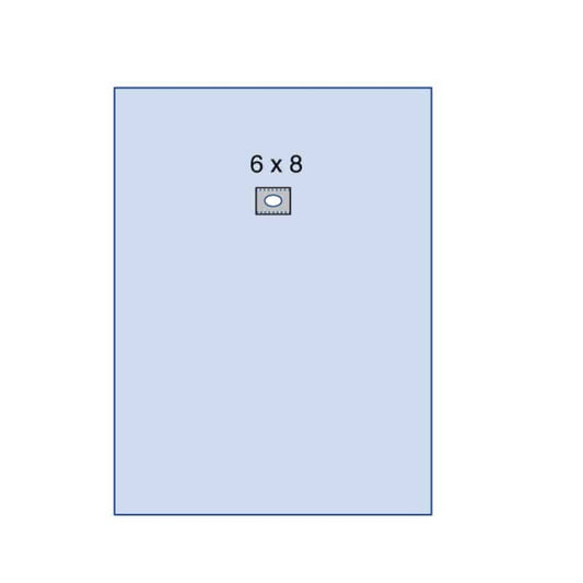 3M Fenestrated Drape with Adhesive Zone 75 x 75 cm, central hole cutout (9028)