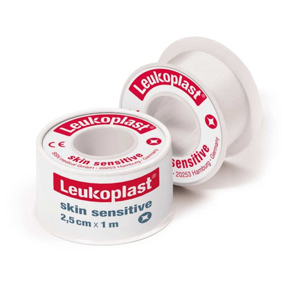 Leukoplast® skin sensitive 1.0m x 2.5 cm | with protective ring