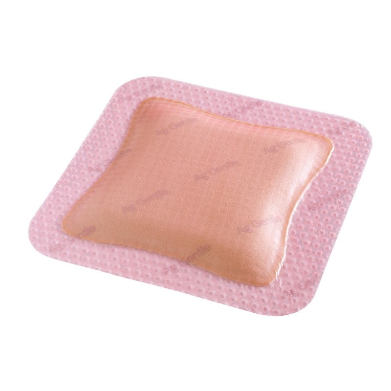 ALLEVYN™ Ag Gentle Border 12.5 x 12.5 cm