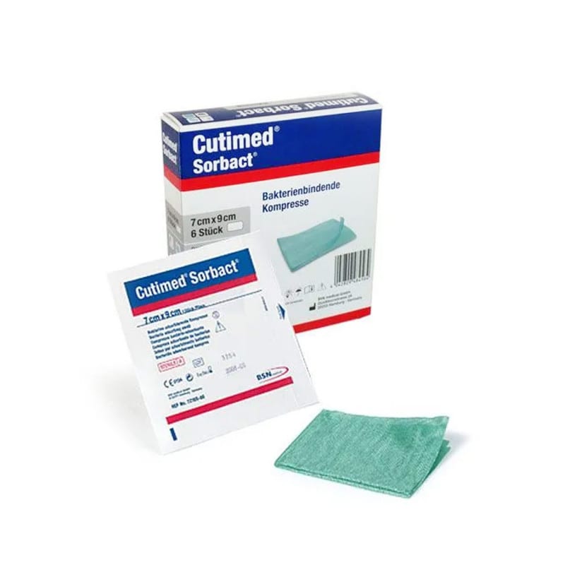 Cutimed® Sorbact® Compress 4 cm x 6 cm | 6 PCS