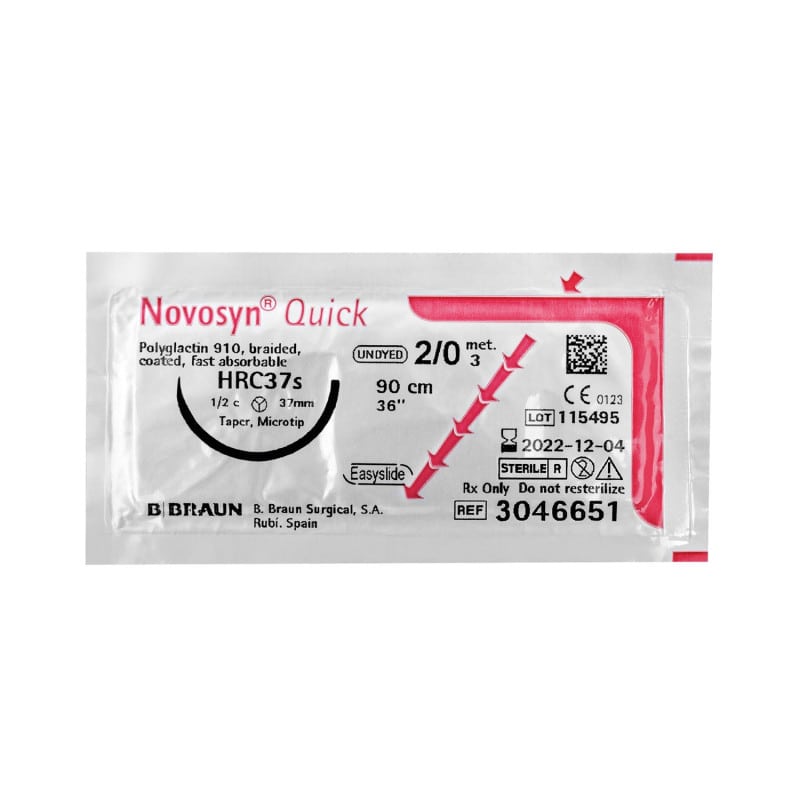 Novosyn® Quick USP4-0 EP1.5 70cm DS16