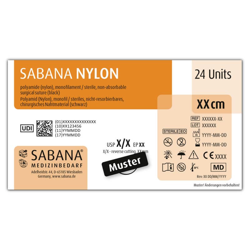 SABANA NYLON USP 4-0 EP 1.5 HS-20-75