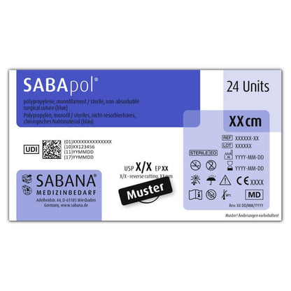 SABApol® USP 6-0 EP 0.7 DS-12-45