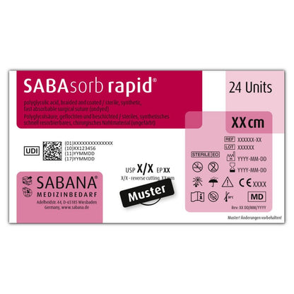 SABAsorb rapid® USP 4-0 EP 1.5 HR-17-75