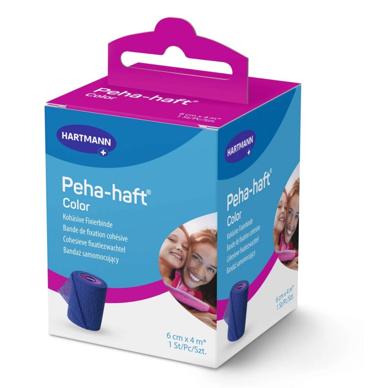 Peha-haft® Color 6 cm x 4 m (blue)