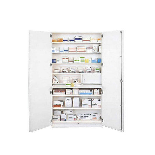 Medicine Cabinet with door shelving | white