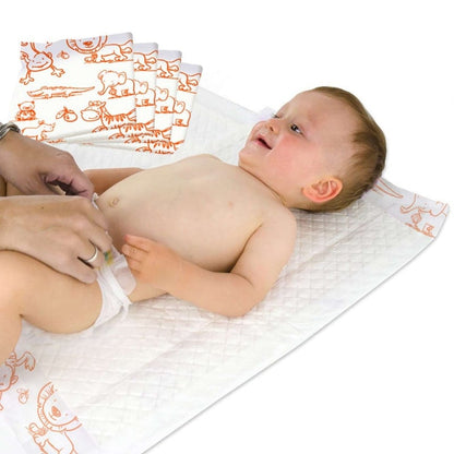 Baby Underlays 40x60cm, 50pcs. princesses (pink)