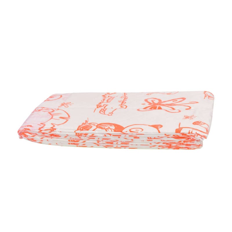 Baby Underlays 40x60cm, 50pcs. zoo animals (orange)