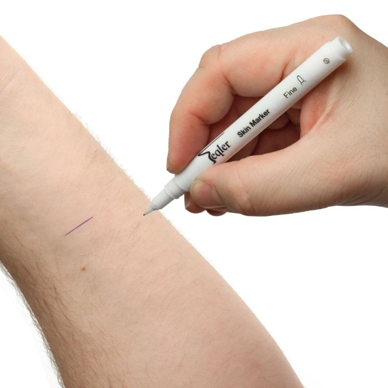 Sterile Skin Marker with Ruler fine (0.5 mm)