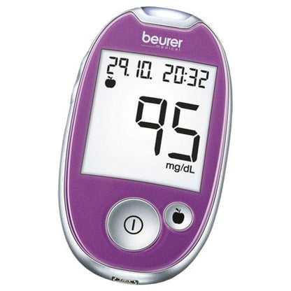Beurer GL44 blood glucose monitor mg-dl | white