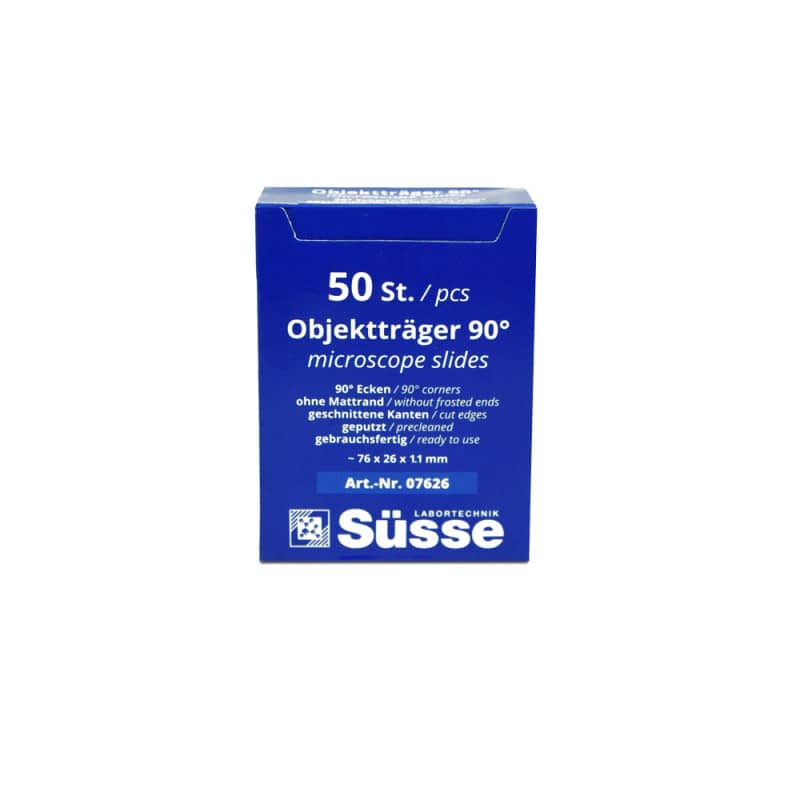Microscope Slides, 76 x 26 mm mit Mattstreifen