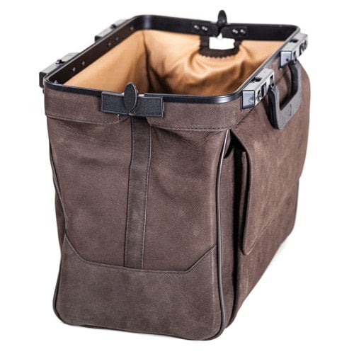 Suede Doctor's Bag «Rusticana» large