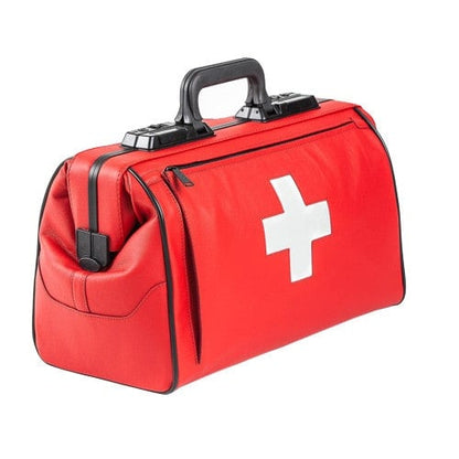 Dürasol Rusticana Cross Doctor's Bag red | 2 front pockets