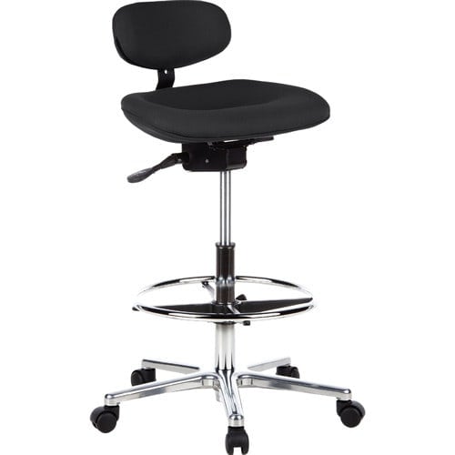 Ergonomic Swivel Stool dark blue