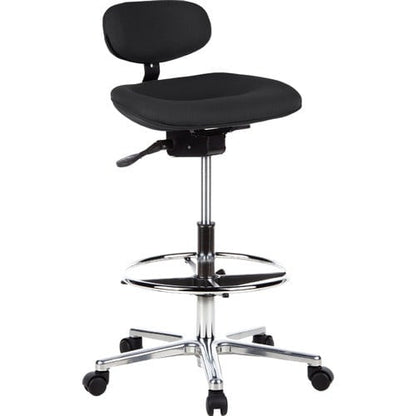 Ergonomic Swivel Stool dark blue