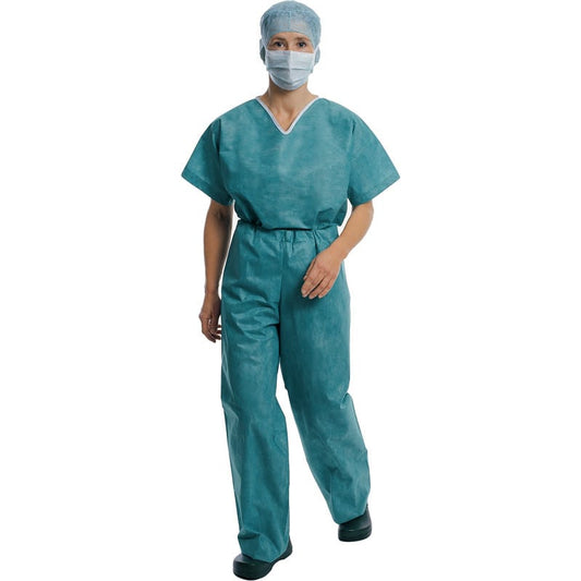 Foliodress® suit, Surgical Scrub Set green | L