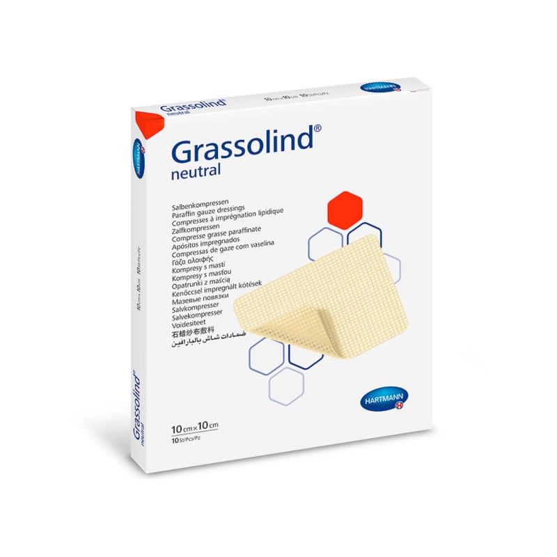 Grassolind Ointment Compresses 7.5 x 10 cm