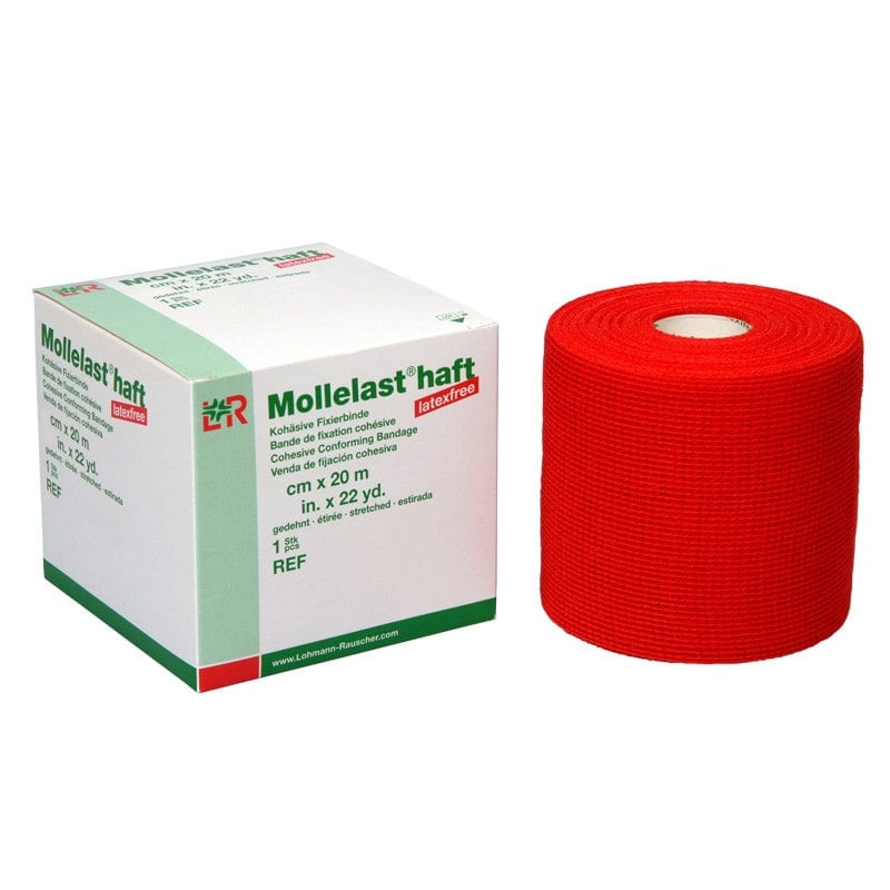 Mollelast haft color, latex-free red | 10 cm