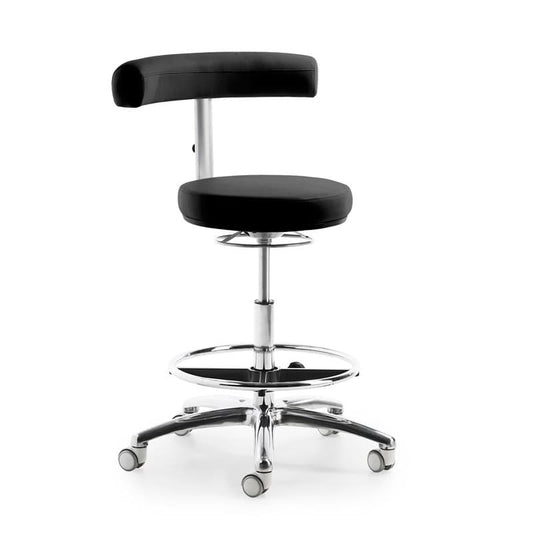 MyQuIZZ Tall Swivel Stool white