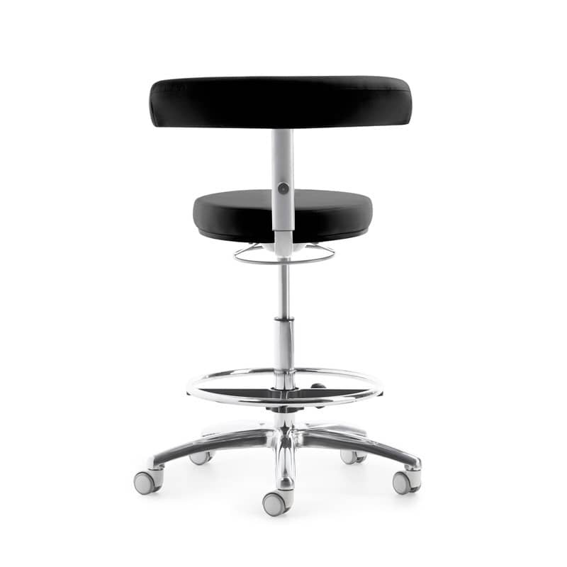 MyQuIZZ Tall Swivel Stool black