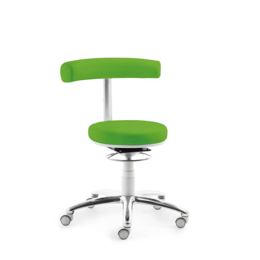 MyQuIZZ Practical Swivel Stool base en plastique | noir