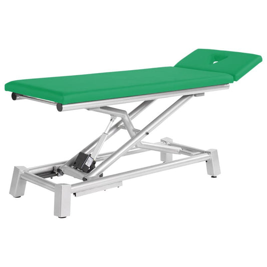 Modern Practice Exam Table electric, 3-part head section | agave