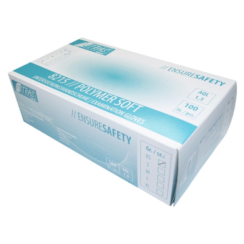 NITRAS Polymer Soft Latex Gloves XS
