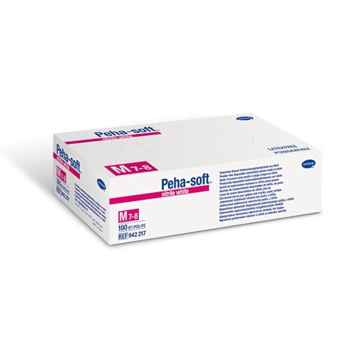 Peha-soft Nitrile White Gloves XL