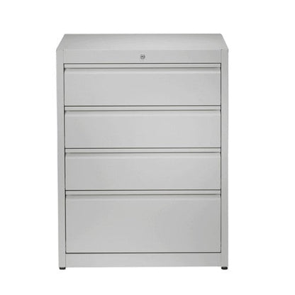 Steel Filing Cabinet 3 drawers, 3 tracks | white