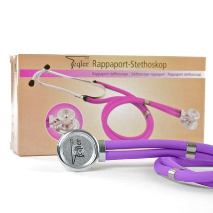 Sprague Rappaport Dual-Head Stethoscope salmon