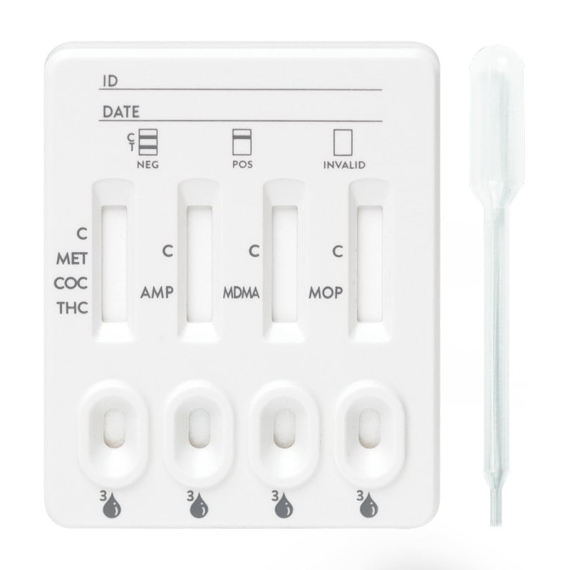 SureStep™ Urine Drug Test Cassette (5) (AMP500-OPI2000)+(MET500-COC300)+THC150