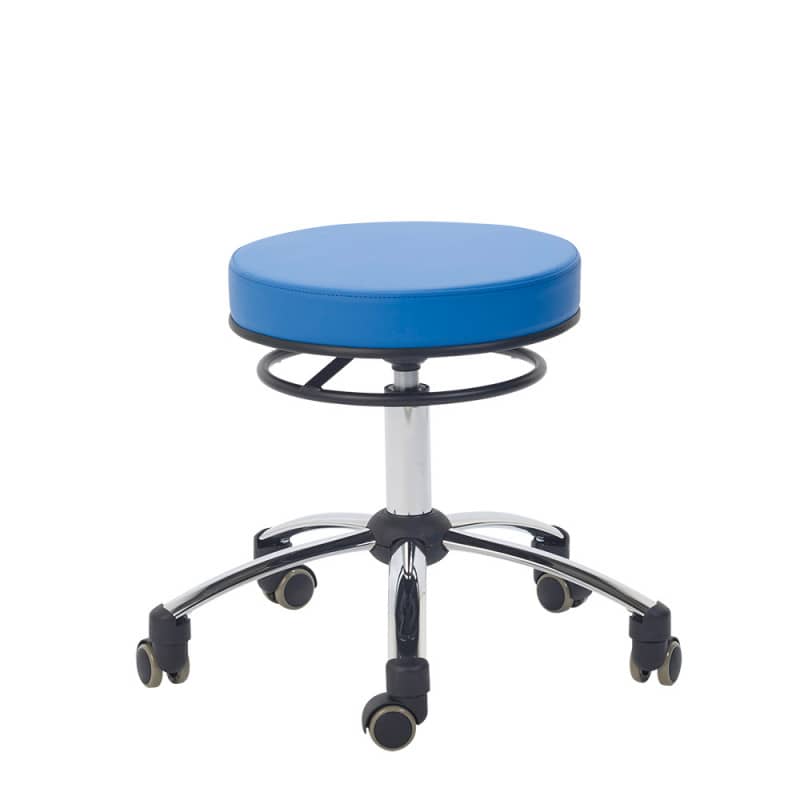 Swivel Stool with Release Ring red