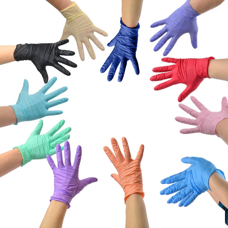 Unigloves Pearl Nitrile Gloves cobalt | L